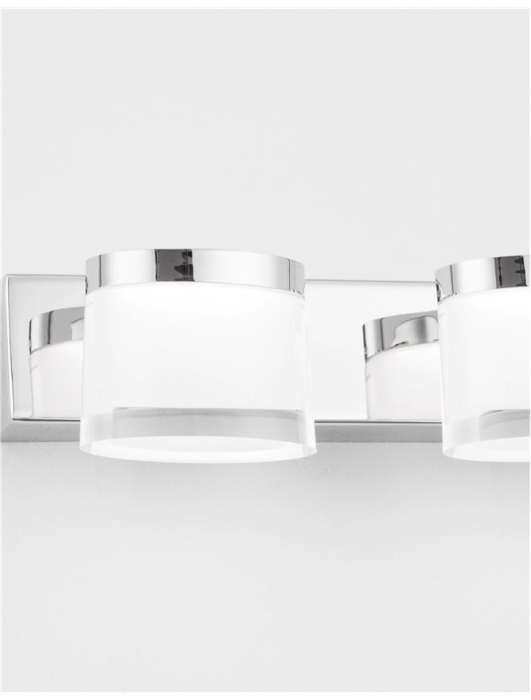 Aplica Nova Luce SABIA LED 15W 1539lm 3000K Chrome Aluminium & Acrylic  IP20 [5]