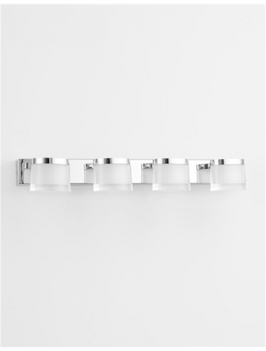 Aplica Nova Luce SABIA LED 20W 2052lm 3000K Chrome Aluminium & Acrylic  IP20 [3]