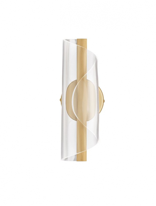 Aplica Nova Luce VALENTIN 9030635 LED 9W 3000K 505lm Brass Gold Aluminium & Acrylic   IP20 [2]