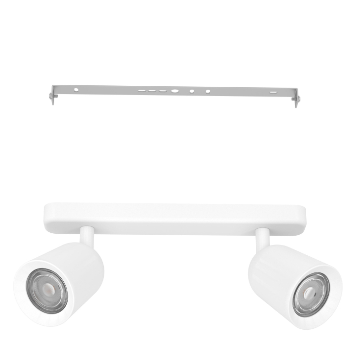 Aplica/Plafoniera EGLO Camaldoli 901946 GU10 2X10W 220-240V,50/60Hz L 300mm x l 45mm x H 115mm otel alb  IP20 [3]