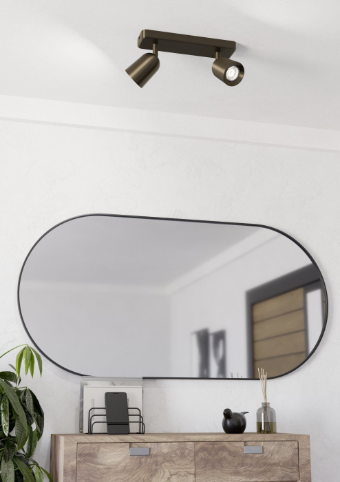 Aplica/Plafoniera EGLO Camaldoli 901949 GU10 2X10W 220-240V,50/60Hz L 300mm x l 45mm x H 115mm otel bronz inchis  IP20 [5]