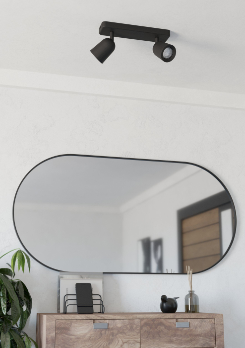 Aplica/Plafoniera EGLO Camaldoli 901953 GU10 2X10W 220-240V,50/60Hz L 300mm x l 45mm x H 115mm otel negru  IP20 [2]