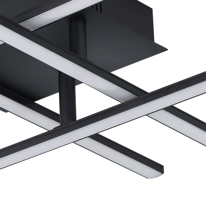 Aplica/Plafoniera EGLO Lasana 3 99316 LED 4X5,3W 3000K 2800lm 220-240V,50/60Hz L 500mm x l 500mm x H 95mm aluminiu/otel negru plastic alb IP20 [3]