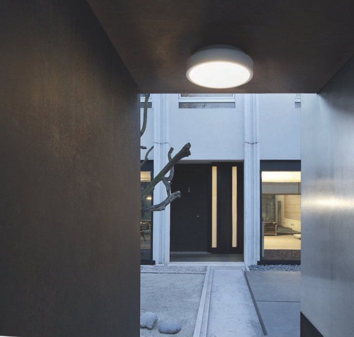 Aplica/Plafoniera exterior Redo Stage 9884  alba, dispersor din policarbonat, LED 20W/1295lm, 2850K-3000K [2]