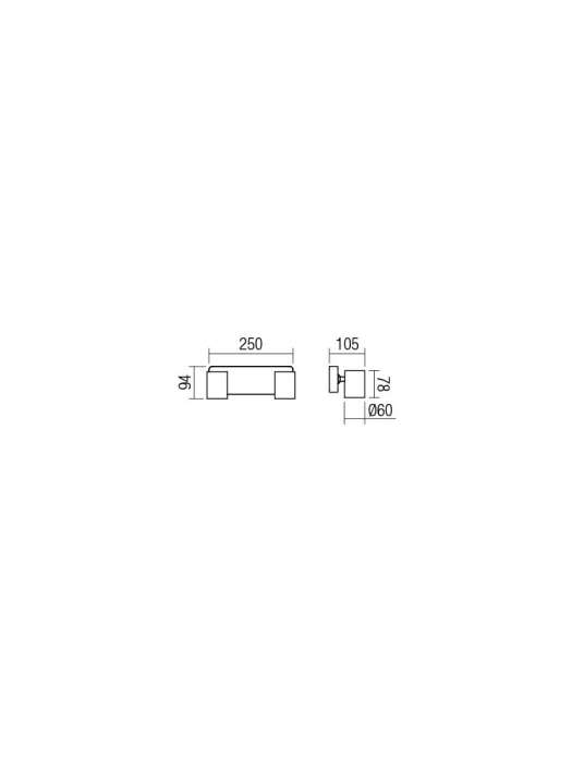 Aplica/Plafoniera Smarter Cameo 04-469 Aluminiu turnat Alb mat GU10 2x35W   IP20 [2]