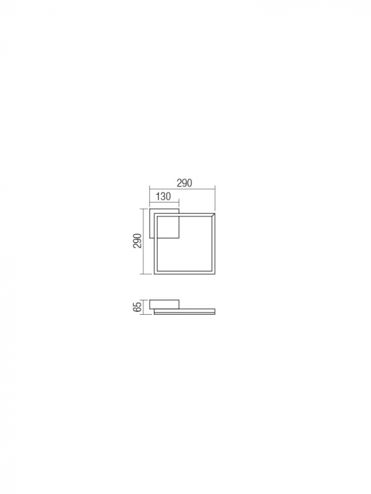 Aplică / Plafonieră Smarter Klee  01-1636 LED 21W 1890 lm 3000K Metal Alb mat IP20 [2]
