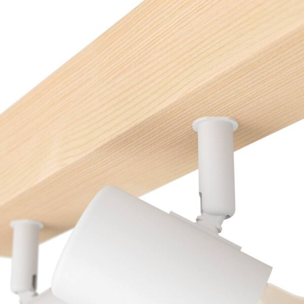 Aplica/Plafoniera EGLO Townshend 3 99484 E27 3X60W 220-240V,50/60Hz L 480mm x l 50mm otel/lemn maro/alb  IP20 [3]