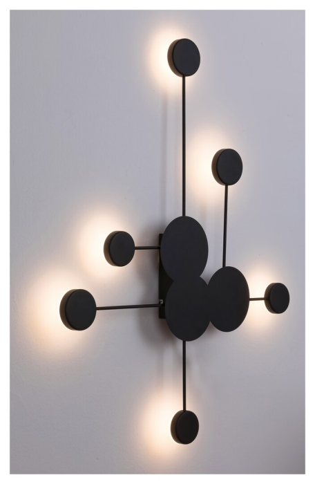 Aplica Rabalux Amadeo LED 21W 1500lm 4000K metal black stil minimal, IP20 6260 [3]