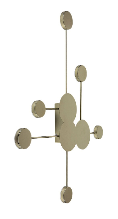 Aplica Rabalux Amadeo LED 21W 2500lm 3000K metal plastic auriu șampanie alb IP20 [2]