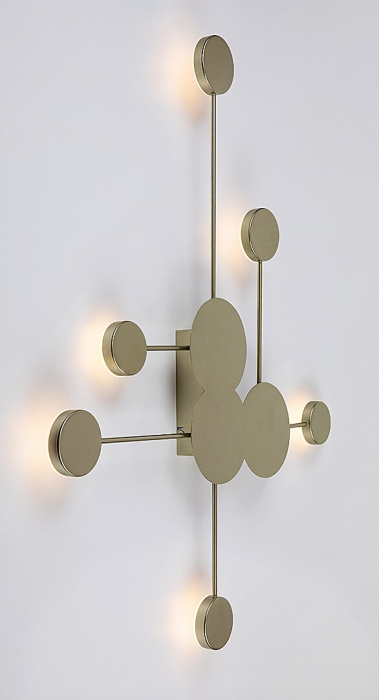 Aplica Rabalux Amadeo LED 21W 2500lm 3000K metal plastic auriu șampanie alb IP20 [3]