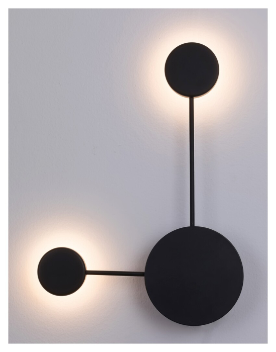 Aplica Rabalux Amadeo LED 7W 500lm 4000K metal plastic negru  IP20 [2]