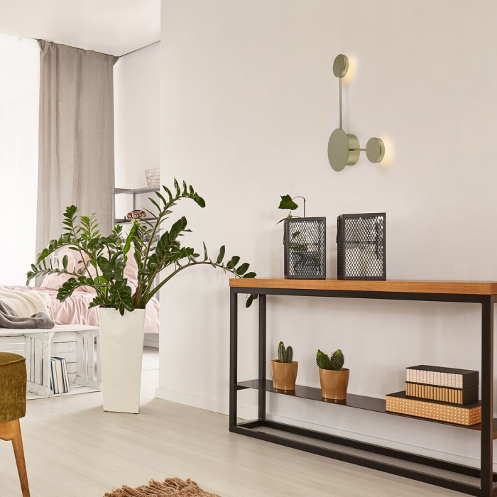 Aplica Rabalux Amadeo LED 7W 760lm 3000K metal plastic auriu șampanie alb IP20 [10]