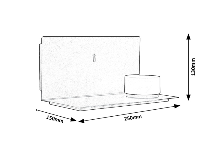 Aplica Rabalux Aranzo LED 6W 230lm 3000 metal black stil modern 230V, 50Hz IP20 71058 [6]