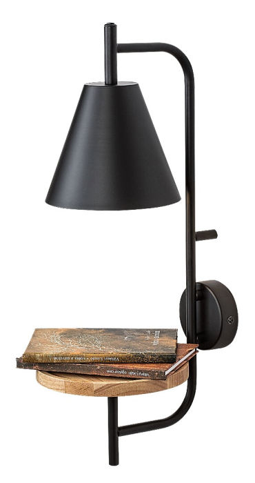 Aplica Rabalux Azome E27 E27 1x MAX 15W metal/ lemn wood stil modern, IP20 71293 [4]