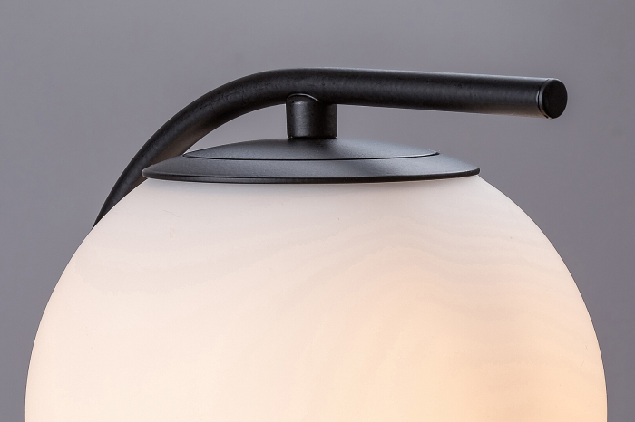 Aplica Rabalux Ghita E27 1x MAX 20W  metal sticlă negru IP20 [4]