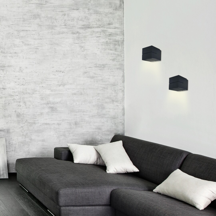 Aplica Rabalux Kaunas G9 G9 1x MAX 10W   metal mat black stil minimal 230V, 50Hz IP20 7017 [6]