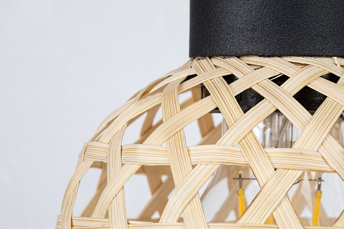 Aplica Rabalux Rattan E27 E27 1x MAX 15W   metal/ lemn black stil scandinav 230V, 50Hz IP20 71025 [3]