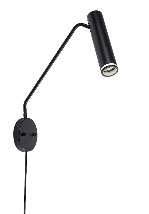 Aplica Rabalux Senobia GU10 GU10 1x MAX 35W aluminiu black stil modern, IP20 73041 [3]