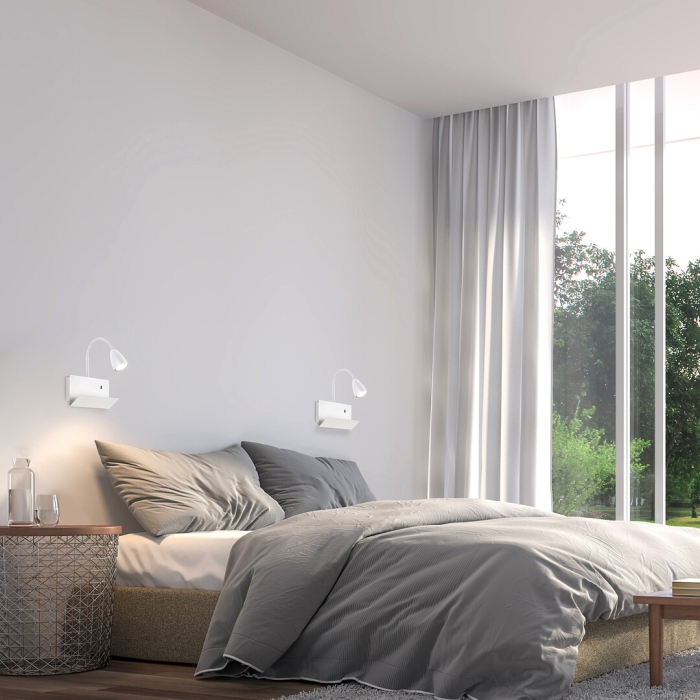 Aplica Rabalux Tacito GU10 GU10 1X MAX 25W   metal white stil modern 230V, 50Hz IP20 71090 [7]