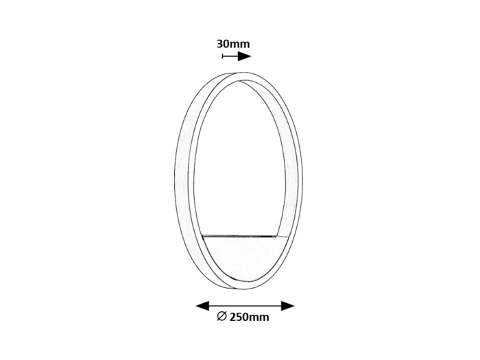Aplica Rabalux Thric LED 15W 960lm 3000 metal black gold stil modern 230V, 50Hz IP20 71310 [6]
