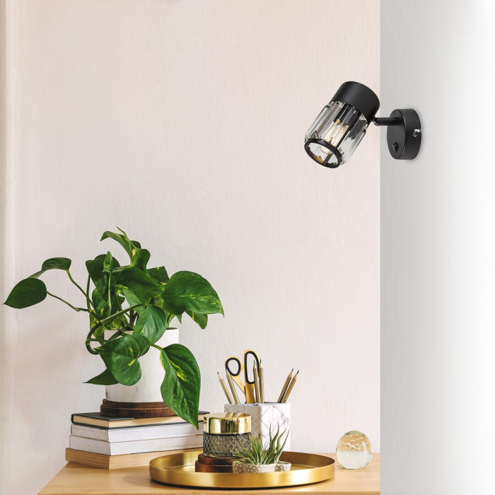 Aplica Rabalux Venaro E14 E14 1x MAX 15W   metal black stil clasic 230V, 50Hz IP20 73059 [8]