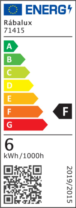 Aplica Rabalux Zofrael LED 6W 550lm 3000K metal acril auriu transparent IP20 [13]