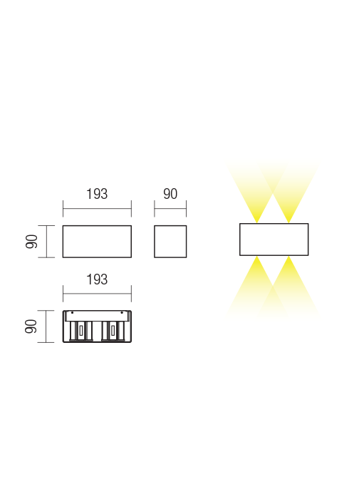 Aplica REDO Amplitude 01-1230 COB LED 14.5W 3000K 1016lm IP20 Nedimabil Alb Mat [3]