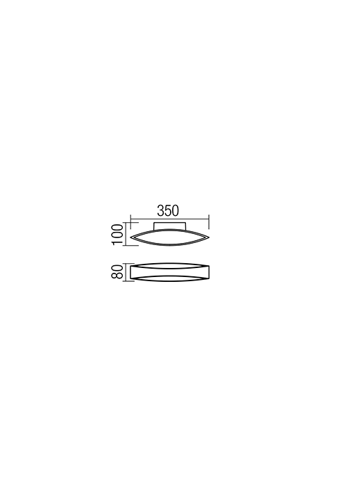 Aplica REDO Eigher 01-1330 SMD LED 12W 3000K 747lm IP20 Nedimabil Alb Mat [2]