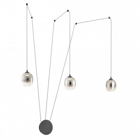 Aplica Redo Khadi, negru mat, LED, 16W, 920 lumeni, alb cald 3000K, 01-3485 [1]