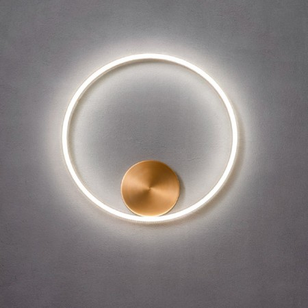 Aplica Redo Orbit, bronz, direct light, 28W, 2122 lumeni, alb cald 3000K [2]