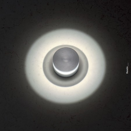 Aplica Redo Runde, foggy nickel, LED, 11W, 472 lumeni, alb cald 3000K, D.10 cm, 01-3704 [2]