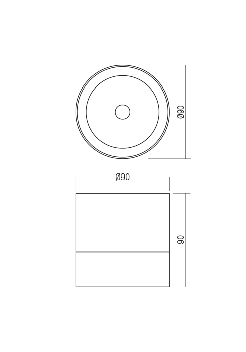 Aplica REDO Shaft 90627 LED 13W 990lm 3000K Dark Grey IP65 [2]