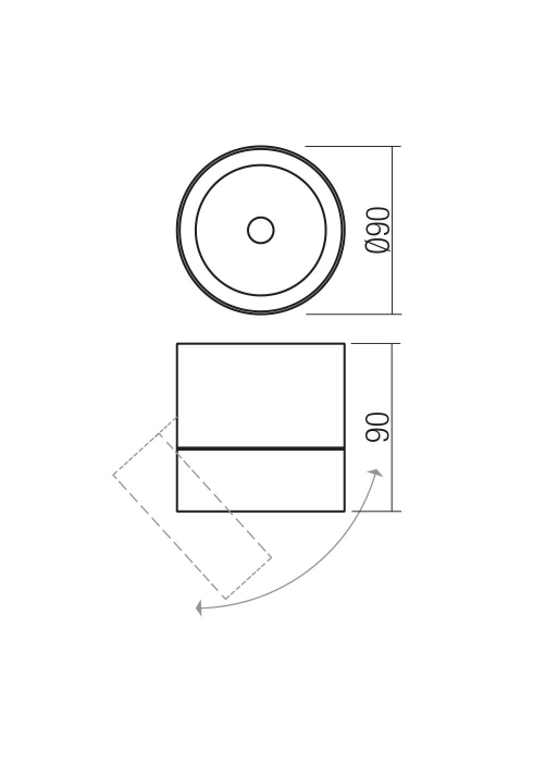 Aplica REDO Shaft 90830 LED 13W 971lm 2700K Corten IP65 [2]