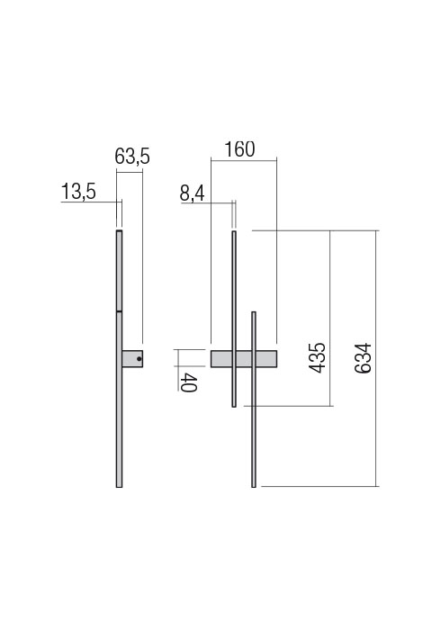 Aplica REDO TANGENT 01-2747 LED SAND BLACK 12W 758 lm 3000K 20 [2]