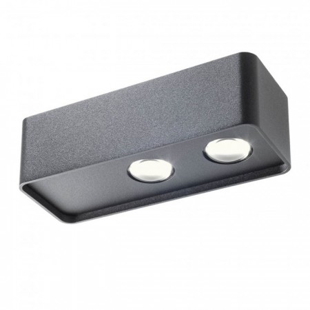 Aplica Redo Yuki, negru mat, LED, 10W, 630 lumeni, alb cald 3000K, 01-3696 [1]