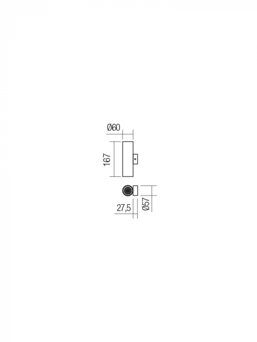Aplica Smarter AXIS 01-2159 Alb mat GU10 2x35W   IP20 [2]