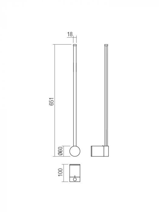 Aplica Smarter LED 9W 658lm 3000K Aluminiu Alb Mat IP20 [2]