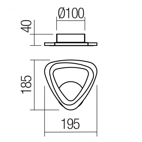 Aplica Smarter Petalo, alb mat, LED CCT, 12W, 3000K-4000K-6000K, 1244 lumeni, 01-2458 [2]
