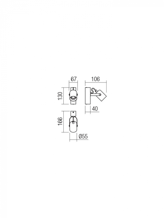 Aplica SMARTER TAFFI 01-2415 E27 1x42W Metal Negru mat/Lemn Fag Natur IP20 [2]