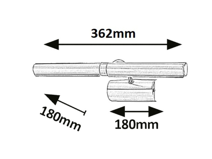 Aplica tablou Rabalux Picture light E14 E14 T25 2x MAX 40W   metal bronze stil clasic 230V, 50Hz IP20 3642 [7]