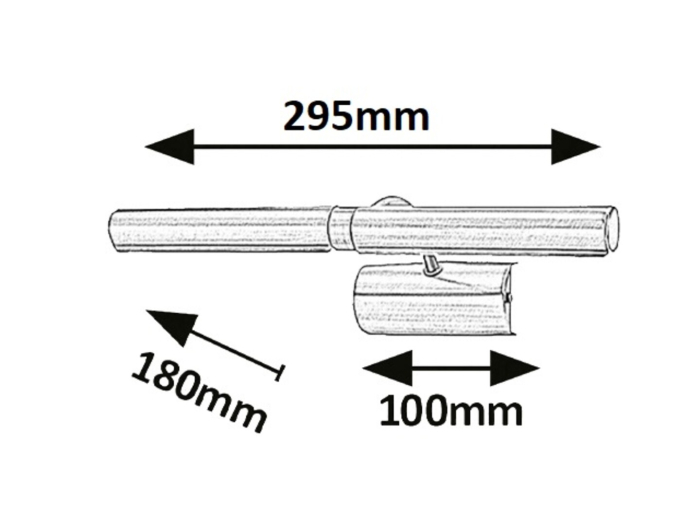Aplica tablou Rabalux Picture light G9 G9 2x MAX 15W 480lm 2700 metal bronze stil clasic 230V, 50Hz IP20 3644 [2]