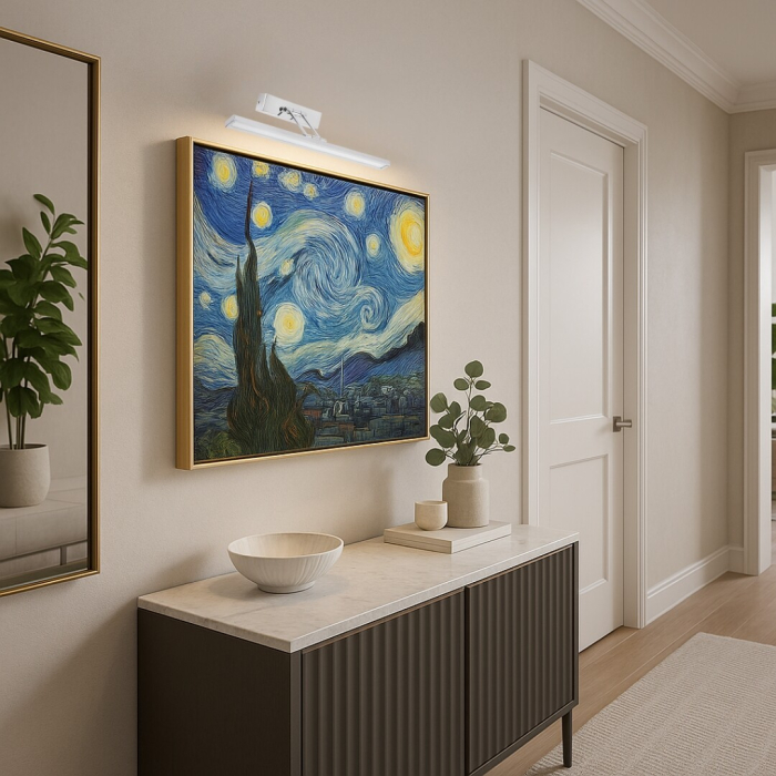 Aplica tablou Rabalux Picture slim LED 8W 316lm 4000 metal chrome stil modern 230V, 50Hz IP20 3907 [5]