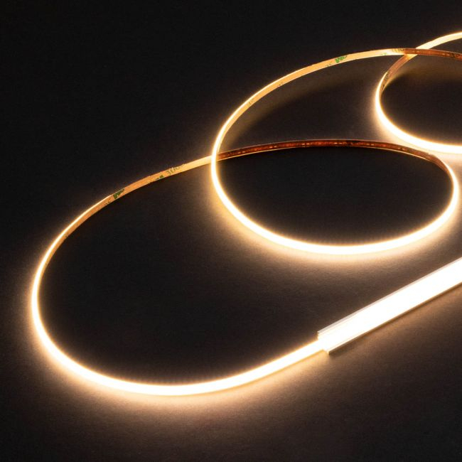 Bandă flexibilă LED COB Arelux Xsolis Mini IP20 5000 mm 420 LED/m 761 lm/m 10 W/m 3000K CRI90 24V DC IP20 [1]
