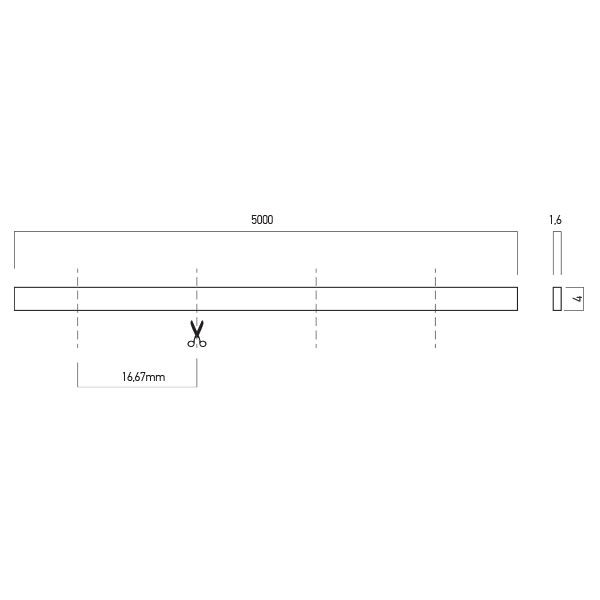 Bandă flexibilă LED COB Arelux Xsolis Mini IP20 5000 mm 420 LED/m 798 lm/m 10 W/m 4000K CRI90 24V DC IP20 [2]