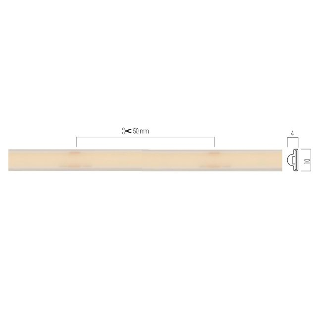 Banda flexibila LED LINEAR COB Arelux xsolis IP67 5m 24V DC 40W 256 LED/m 600 lm/m 3000K IP67 [2]