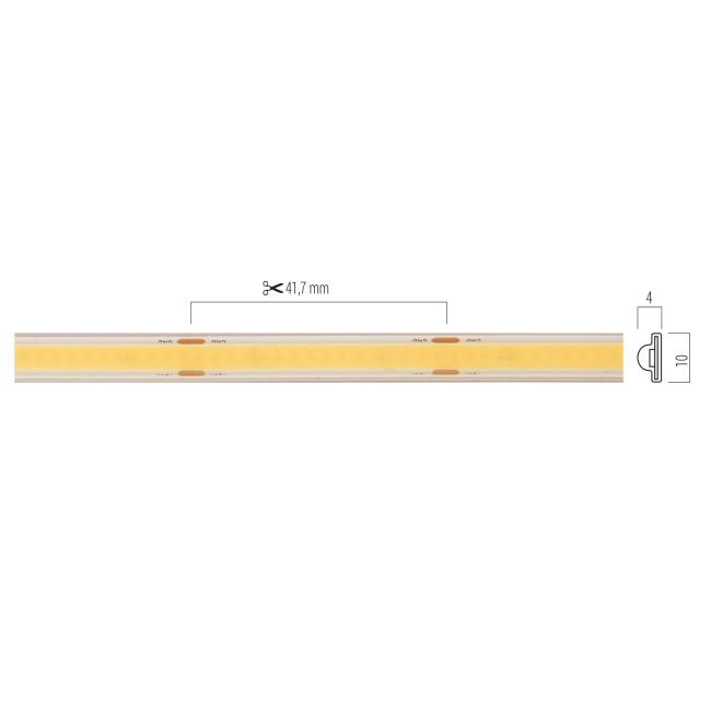 Banda flexibila LED LINEAR COB Arelux xsolis IP67 5m 24V DC 50W 352 LED/m 911 lm/m 4000K IP67 [2]