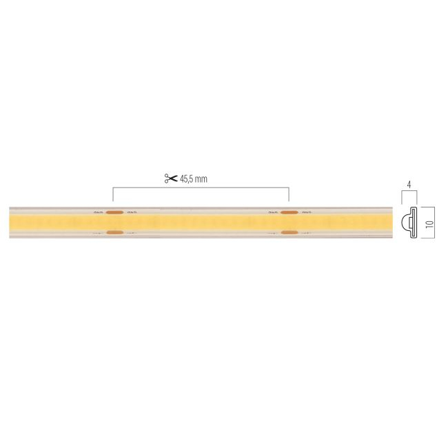 Banda flexibila LED LINEAR COB Arelux xsolis IP67 5m 24V DC 60W 512 LED/m 1124 lm/m 3000K IP67 [2]