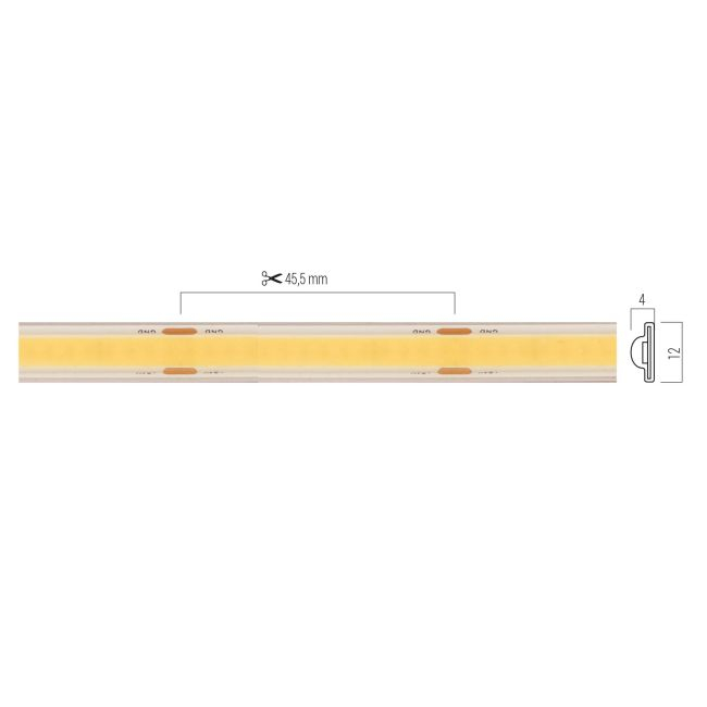 Banda flexibila LED LINEAR COB Arelux xsolis IP67 5m 24V DC 70W 512 LED/m 1306 lm/m 3000K IP67 [2]