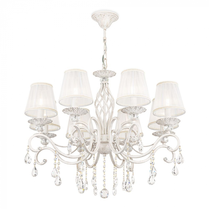 Candelabru Maytoni Classic Grace ARM247-08-G E14 8x40W -  Metal White/Gold IP20 [5]