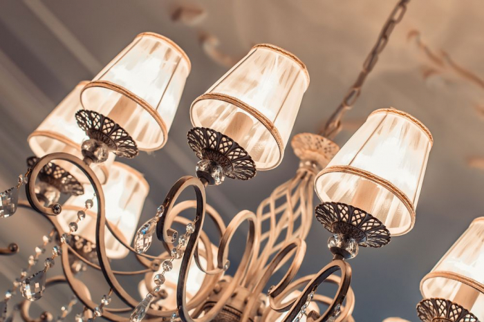Candelabru Maytoni Classic Grace ARM247-10-G E14 10x40W -  Metal White/Gold IP20 [5]